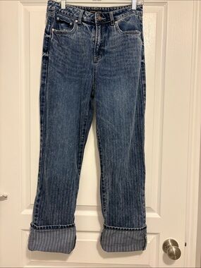High-Rise Blue Women's Jeans